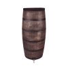 Roto Producten/ regenton slim houten look bruin pluskraan 150l